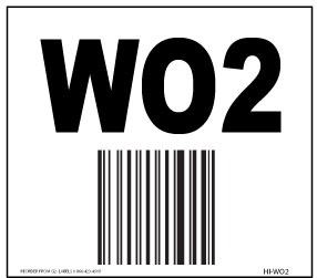 24 x 24 Aluminum Warehouse hanging Sign