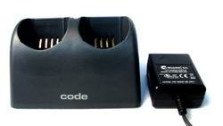 CODE CORP, ACCESSORY, CR2/2500, 2-BAY CHARGER, US POWER SUPPLY